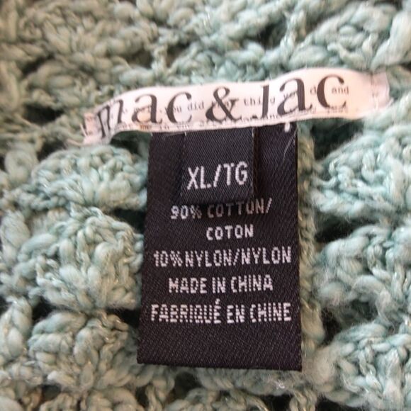 Mac & Jac long sleeve button front crochet sweater - Picture 9 of 9